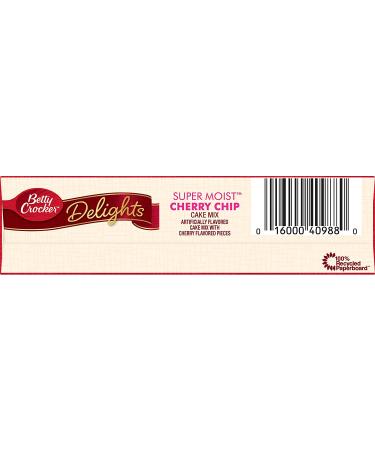Betty Crocker Super Moist Cherry Chip Cake Mix 15.25 oz - Delicious & Easy to Bake - Buy Online on SooperMarket.com