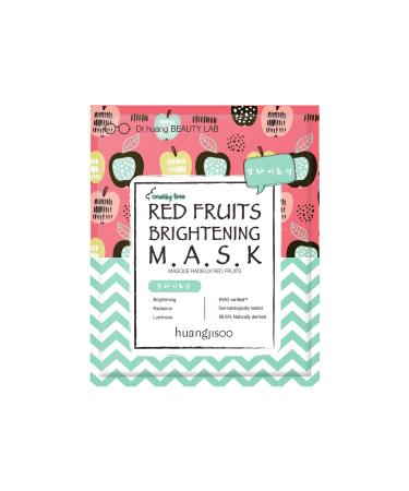 Huangjisoo Red Fruits Brightening Beauty Mask 1 Sheet 25 ml