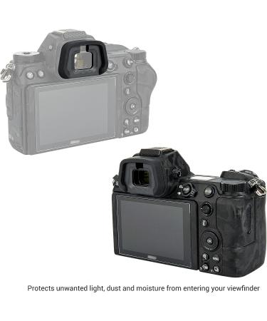 JJC Camera Eyecup for Nikon Z7 Z6 Z5, Soft Silicone Design, 2 Pack - Buy Online on SooperMarket.com