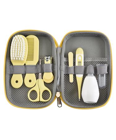 RoseFlower Baby Healthcare and Grooming Kit 8 in 1 Baby Item Newborn Essentials Nursery Care Set Include Finger Toothbrush Nail Trimmer Ear Cleaner - Baby Product for Infant Toddlers Boys Girls Kids #3