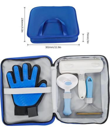 5-Piece Pet Brush Set - Effective Hair Remover Mitts & Lint Rollers for Dogs & Cats | Ideal for Long & Short Hair | Reusable & Eco-Friendly - Buy Online on SooperMarket.com