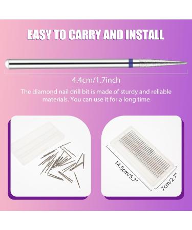 Cobee 30 Pcs Tungsten Carbide Nail Drill Bits Set - Professional Electric Nail Cutter Safety Bits for Acrylic Gel Nails - Manicure Supplies Tool - Buy Online on SooperMarket.com