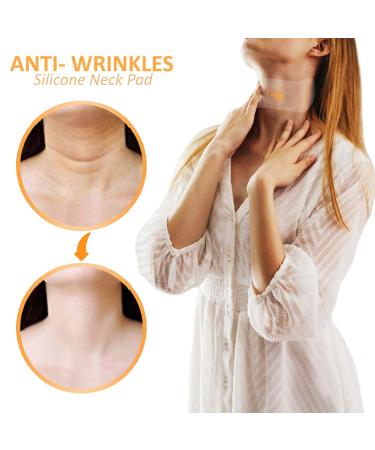 Silicone Neck Wrinkle Pads with Strap - Pack of 3 | Reusable Anti-Aging Masks for Neck Lines Treatment - Buy Online on SooperMarket.com