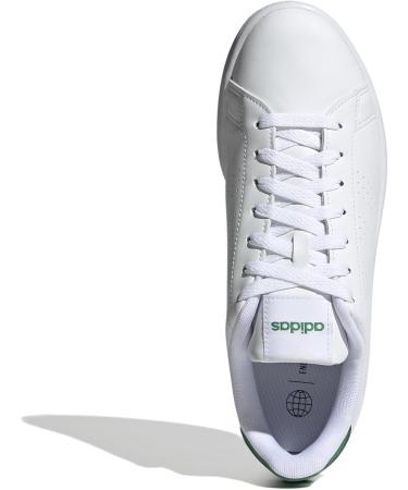 Buy adidas Men's Advantage Tennis Shoes - 43 1/3 EU - Ftwr White & Green | International Shipping Available - Buy Online on SooperMarket.com