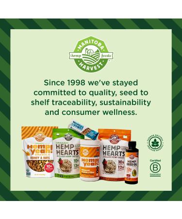 Organic Hemp Seeds 5lb - 10g Protein, 12g Omega 3 & 6 | Non-GMO, Vegan, Gluten Free | Manitoba Harvest - Buy Online on SooperMarket.com