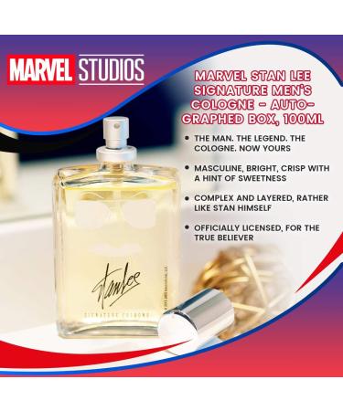 Jads International Marvel Legendary Stan Lee Signature Men's Cologne in Autographed Box 100ml - Buy Online on SooperMarket.com