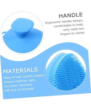 FRCOLOR Pack of 3 Cleaning Brush Face Massage Brush Silicone Face Washer Face Cleansing Brush Silicone Face Brush Skin Care Brush Super Soft Wash Basin - Buy Online on SooperMarket.com