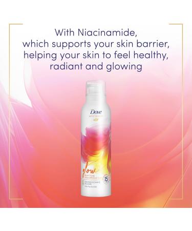 Dove Bath Therapy Glow Shower Mousse Shower Foam with a blood orange & spiced rhubarb scent and niacinamide 200 ml - Buy Online on SooperMarket.com