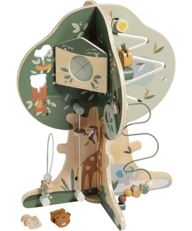 Buy VERTBAUDET Activity Tree for 4 Seasons - Eco-Friendly Wooden Toy in Green | International Shipping - Buy Online on SooperMarket.com