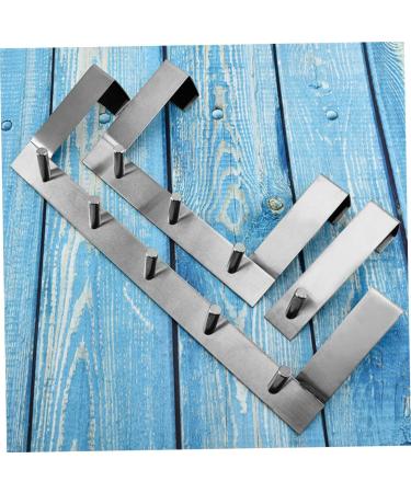 Baluue Towel Holder 3pcs Over Door Clothes Hanger Rack Over The Door hat Rack Over The Door Hook Coat Hanger Cloth Hook Coat Hooks - Buy Online on SooperMarket.com