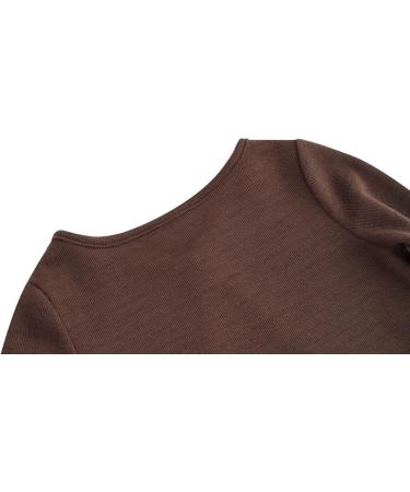 BONNY BILLY Girls Cotton Knit Cardigan Shrug | Size 7-8 Years | Coffee - Buy Online on SooperMarket.com