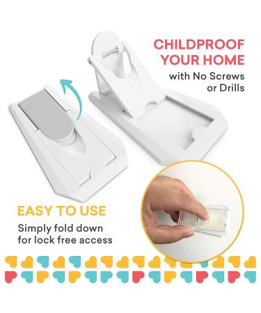 Child Safety Lock for Sliding Doors for Closet  Patio  Glass Door Locks  6 Pack - Buy Online on SooperMarket.com