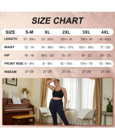 YOLIX 2 Pack Plus Size High Waisted Leggings with Pockets for Women 2X-4X - Black/Grey XX-Large - Buy Online on SooperMarket.com