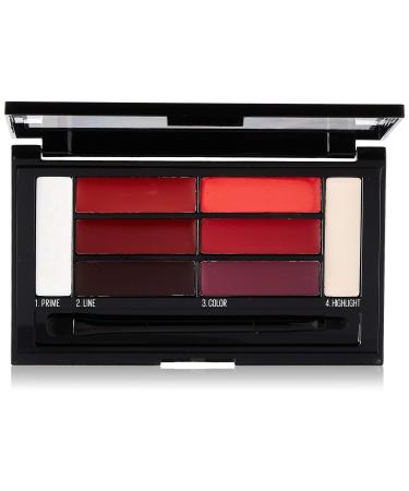 Maybelline New York Lip Palette Color Sensational Lip Contour Palette Crimson Vixen 1 pack (1 x 1 piece)