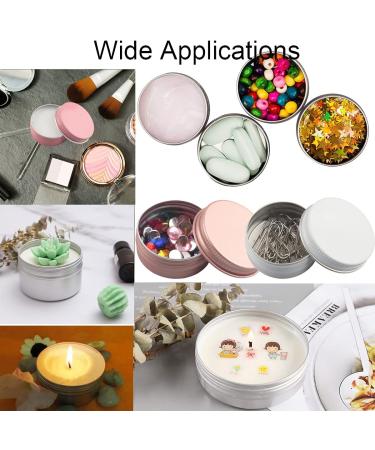 Buy 50 Pieces 5ml Gold Aluminum Jars with Screw Caps - Perfect for Cosmetics & Packaging Solutions - Buy Online on SooperMarket.com
