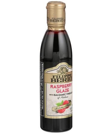 Filippo Berio Raspberry Balsamic Glaze 8.4 Fl Oz - Premium Quality Balsamic Glaze in a Convenient Plastic Bottle - Buy Online on SooperMarket.com