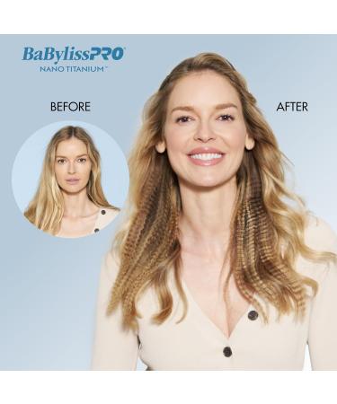BaBylissPRO Nano Titanium Styling Crimper Large - Professional Hair Styling Tool for All Hair Types | International Shipping Available - Buy Online on SooperMarket.com