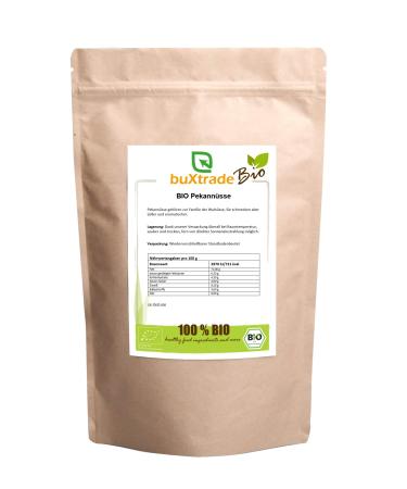 ORGANIC pecans | untreated | unsalted | Pecannus | Buxtrade | Various quantities (500 g)