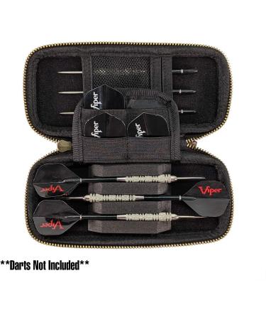 T180 Darts Leather Dart Case | Holds 3 Darts + Accessories | Brass Zipper | Sleek Leather Look - Buy Online on SooperMarket.com