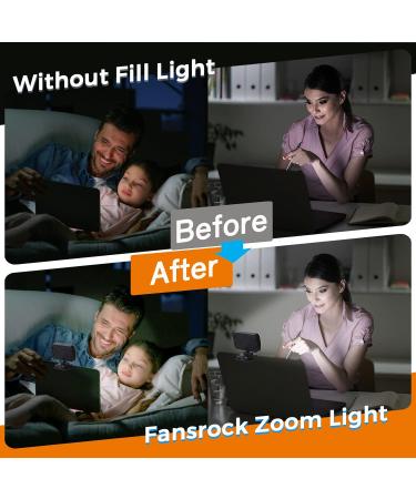 Video Conference & Webcam Lighting for Remote Work, Zoom Calls, Live Streaming - Sturdy Clip On Video Light for Zoom Meetings - Buy Online on SooperMarket.com