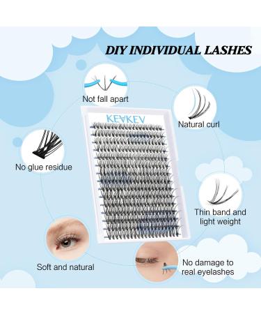 300 Pcs 20D D-Mix Individual Lash Clusters 9-16mm - DIY Eyelash Extensions for Dramatic Volume - Self Application at Home - Buy Online on SooperMarket.com