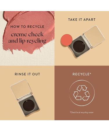 Honest Creme Cheek Blush Plus Lip Color - Rose Pink Women Blush 0.1 oz - Natural Flush for Cheeks and Lips - Buy Online on SooperMarket.com
