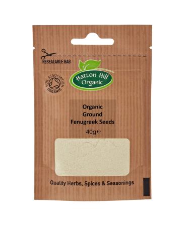 Organic Ground Fenugreek Seeds 40g by Hatton Hill Organic