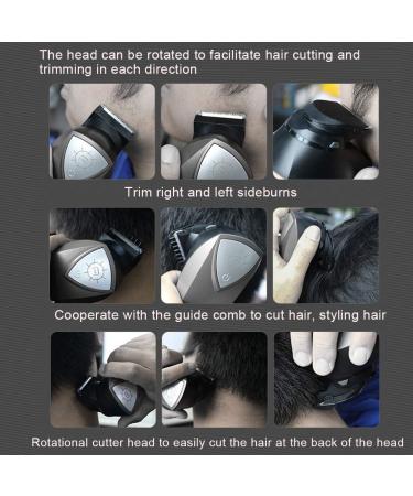 Electric Hair Clipper Hair Trimmer Hair Clipper Hair Trimmer Tools for Adult Children Gray - Buy Online on SooperMarket.com