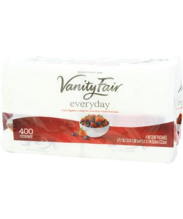 Vanity Fair Everyday Napkins - 400 Count (Pack of 1) - Soft & Durable - Buy Online on SooperMarket.com