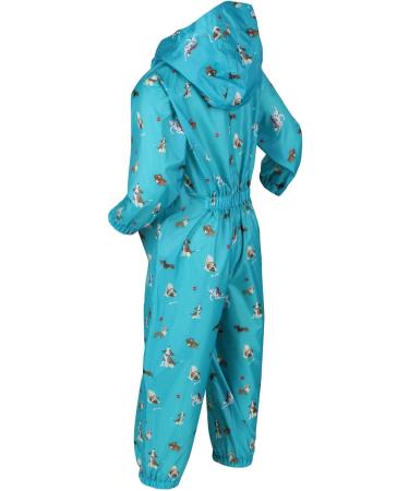 Regatta Kids Puddle Iv All-in-One Suit 6-12 Months - Dog Blue | Unisex - Buy Online on SooperMarket.com