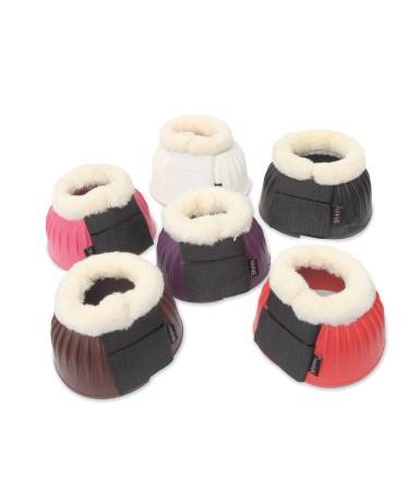 Shires ARMA Touch Close Bell Boots Red - Red Cob