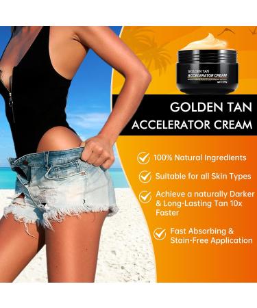 Premium Sunbed Tanning Accelerator Intensive Luxe Gel - Natural Fast Self Tanner Oil 100g - Buy Online on SooperMarket.com