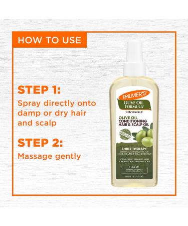 Palmers Olive Oil Hair Conditioning Spray 5.1 Oz (Pack of 2) - Hydration, Shine, Scalp Health for Dry/Damaged Hair - Buy Online on SooperMarket.com