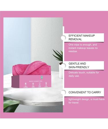 Facial Cleansing Towel - Reusable Facial Cleaner Towel | Portable Makeup Remover Tool Face Wash Cloth for Efficient Cleansing - Buy Online on SooperMarket.com