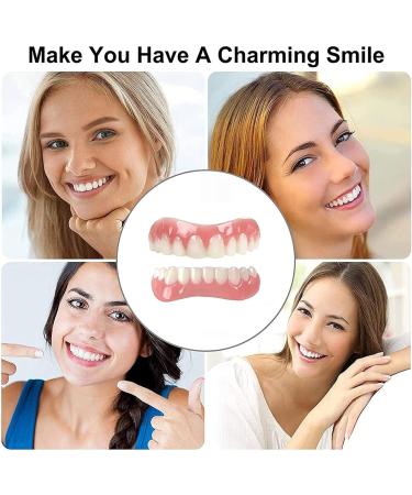 Cailong Instant Veneers & Whitening Kit - 4 Pairs for Snap-On Temporary Tooth Covering & Filling - Sensitive Teeth Friendly - Buy Online on SooperMarket.com