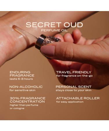 Swiss Arabian Secret Oud - Luxury Products From Dubai - Long Lasting And Addictive Personal Perfume Oil Fragrance - Seductive Signature Aroma - 0.4 Oz - Buy Online on SooperMarket.com