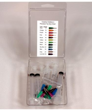 Creative Hobbies 5ml Glue Applicator Syringe with 15 Gauge Precision Tip - Pack of 10 - Buy Online on SooperMarket.com