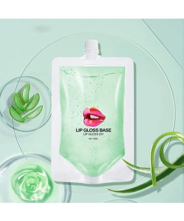 Skynest Aloe Vera Lip Gloss Base - 2pcs (200g) | DIY Moisturizing Vegan Lip Makeup Oil - Buy Online on SooperMarket.com