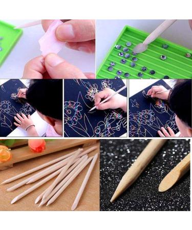 300Pcs Orange Wooden Nail Sticks - Double Sided Cuticle Pusher & Picking Tools for Pedicure & Manicure - 11.5cm Length - Pack of 1 - Buy Online on SooperMarket.com