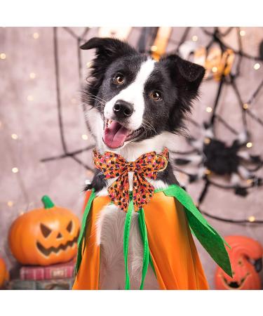 Aring Pet Halloween Dog Collar - Adjustable Cotton X-Small Sweet Orange with Sailor Fly - Perfect for Festive Celebrations! - Buy Online on SooperMarket.com