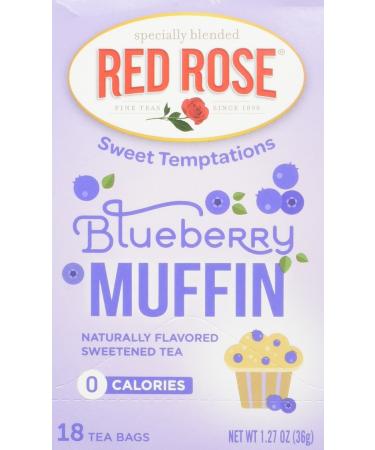Red Rose Blueberry Muffin Tea, 18 ct (pack of 2)