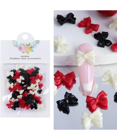 50pcs Mixed Color Resin Nail Embellishments Create Unique Designs Flat Back 3D Nails Art Decoration For Women Accessories For Nails - Buy Online on SooperMarket.com