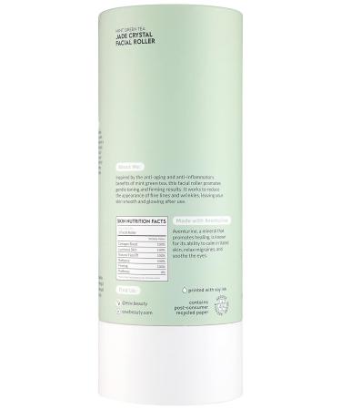 Buy Mint Green Tea Jade Crystal Facial Roller | Best Facial Massage Tool for Radiant Skin - Buy Online on SooperMarket.com