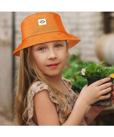 Smiling Face Bucket Hat | Cute Beach Sun Hat for Women & Men | Assorted Colors - Buy Online on SooperMarket.com