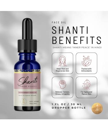 Shanti Facial Oil | Hydrating & Plumping Formula with Vitamin E - Shop Internationally - Buy Online on SooperMarket.com