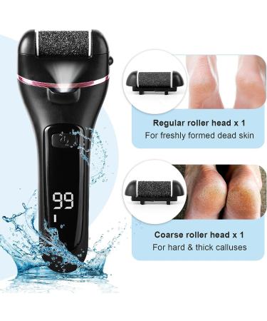 Professional Electric Foot File Set for Smooth & Soft Feet - 3 Roller Heads Included - Buy Online on SooperMarket.com