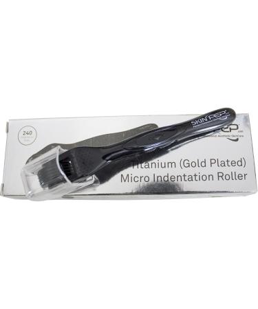 Best Derma Roller Eye 240 Titanium Gold Plated Micro Needles Narrow Shape For Eye Area Target Fine Lines & Wrinkles Gentle Non Evasive. Stimulate Eyebrow Growth! (0.3ml) 0.3 mm - Buy Online on SooperMarket.com