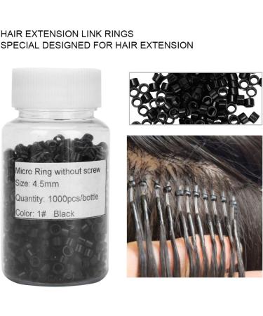 Aluminum Hair Extension Link Rings Hair Extension Rings Hair Extensions Hair Salon For All Types of Hair Stylist - Buy Online on SooperMarket.com