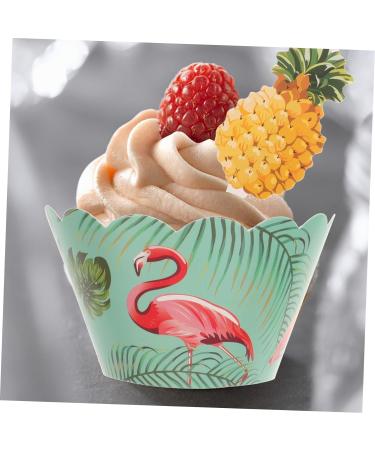 Alipis 24pcs Hawaii Cupcake Wrappers Hawaii Cupcake Toppers Hawaiian Cake Picks Birthday Cupcake Toppers Hawaiian Decor Hawaii Cake Pick Tropical Wedding Decor Leaves Paper Tray - Buy Online on SooperMarket.com