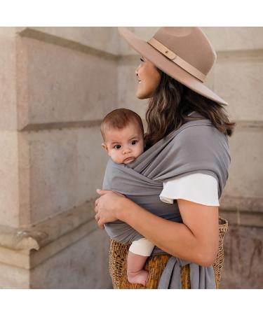 Boba Wrap Baby Carrier - Stretchy Sling for Newborns up to 35 lbs (Grey) - Buy Online on SooperMarket.com